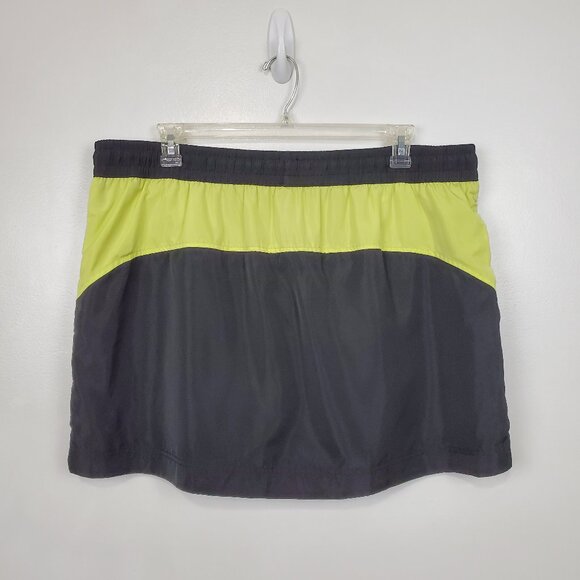MTA Sport Black Neon Yellow Activewear Pull-On Skort With Pockets Size 2X - Picture 6 of 13